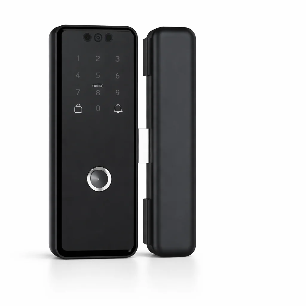 Smart Fingerprint Glass Door Lock with Face Recognition – INVG9